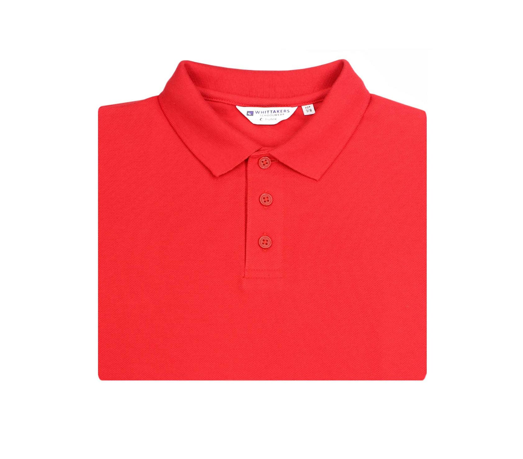 Ainsdale St John's Plain Red Polo Shirt