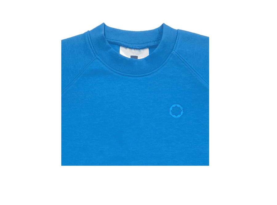 STAR CYAN SWEATSHIRT