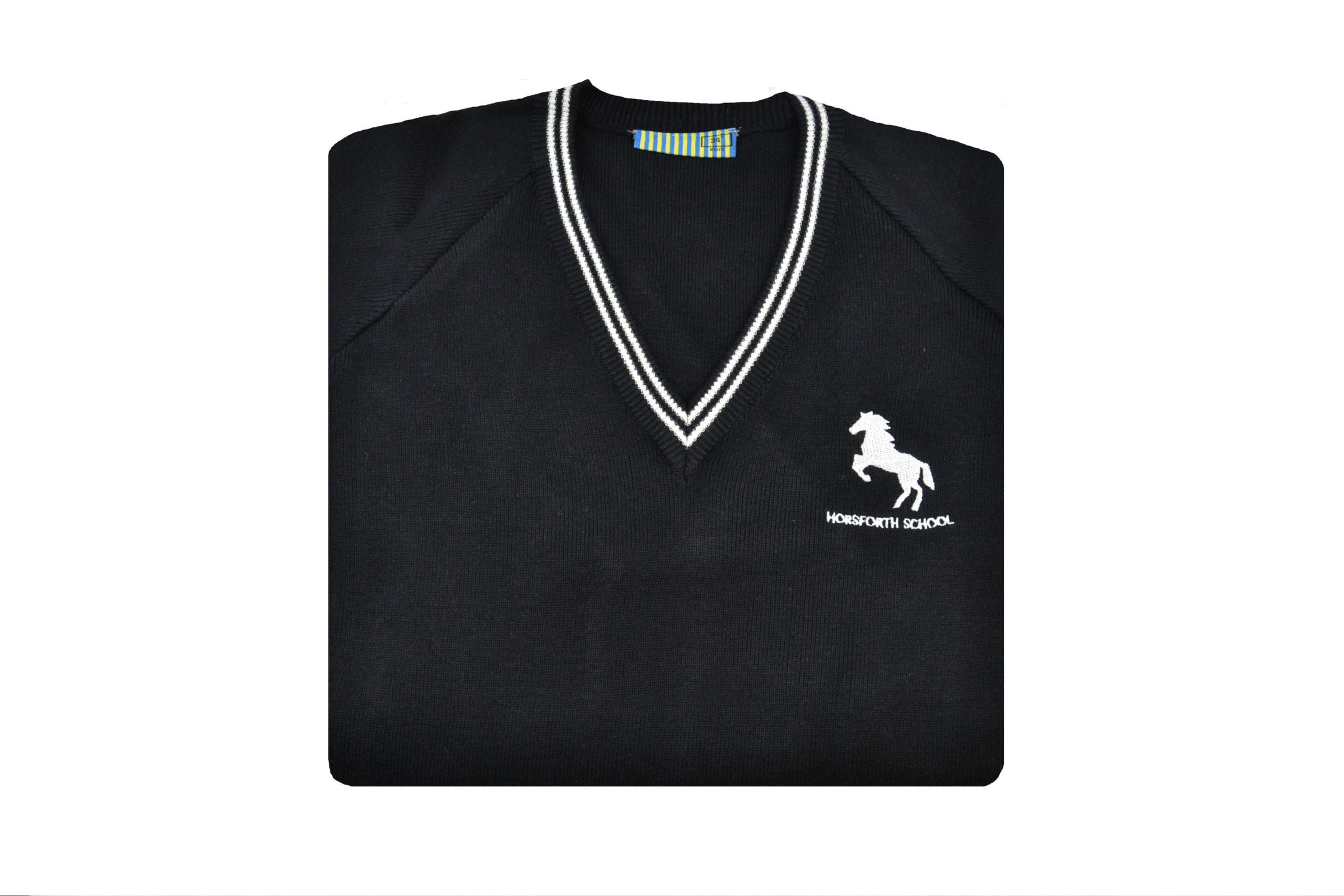 Horsforth High V-Neck Jumper
