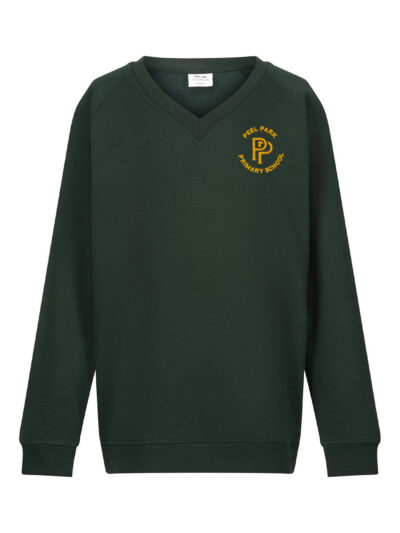 Peel Park Primary Bottle V-Neck Sweatshirt