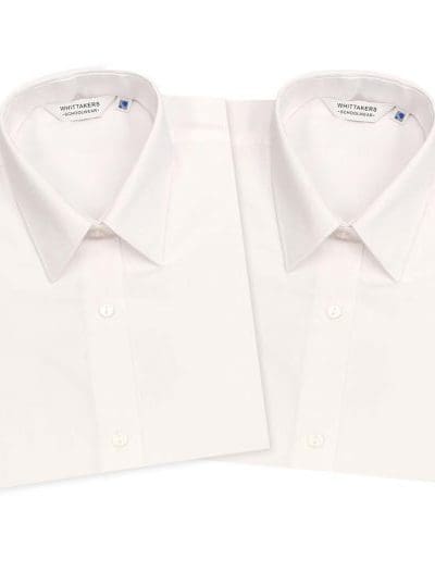 2 Pack White Long Sleeve Blouses