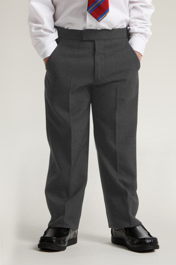 Junior Sturdy Fit Grey Trouser