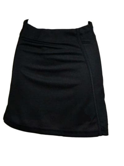 BCHS Plain Black Skort