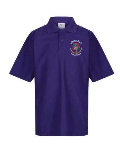 White Ash Purple Poloshirt