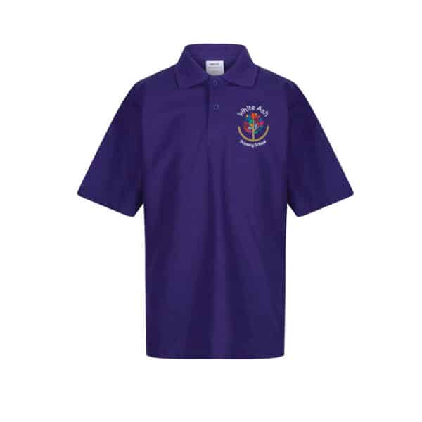 White Ash Purple Poloshirt