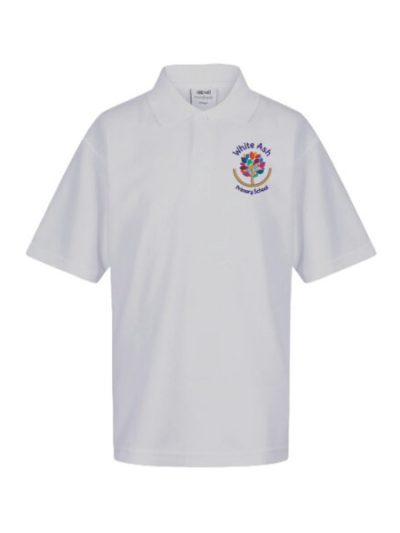 White Ash White Poloshirt