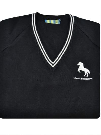 Horsforth High V-Neck Jumper