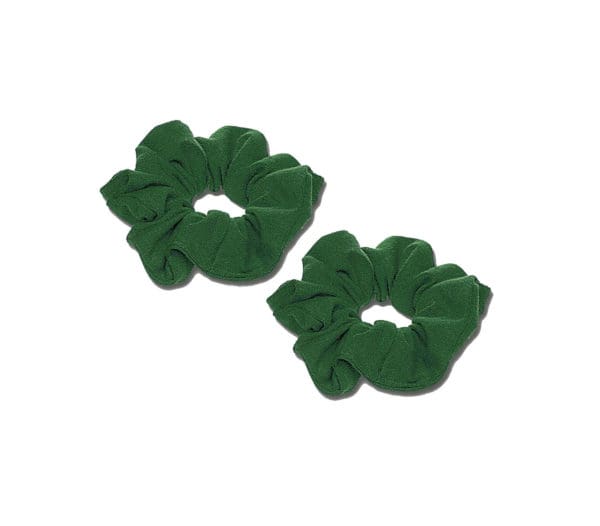 Bottle Green Scrunchies