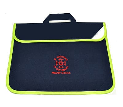 St Augustine of Canterbury Badged Book Bag