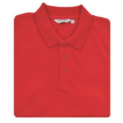 Plain Red Polo