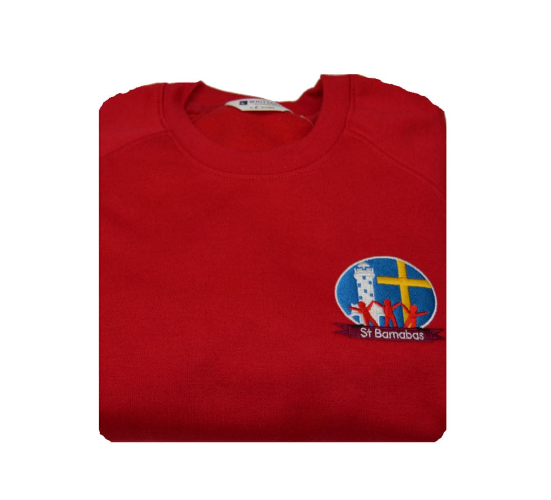 St Barnabas Year 6 Red Sweatshirt