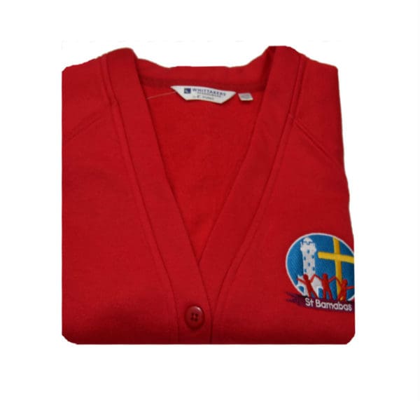 St Barnabas Year 6 Red Cardigan
