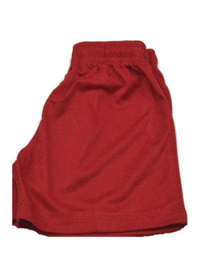 Billinge Chapel End Primary Red PE Shorts