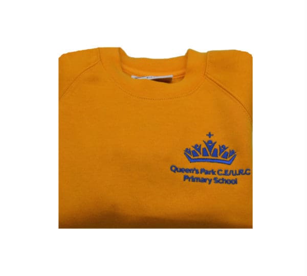 Queens Park Primary Yellow PE Sweatshirt