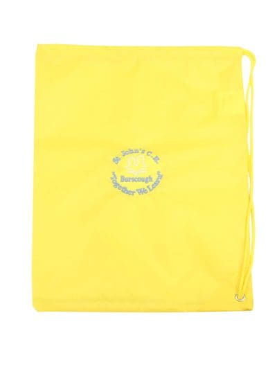 St John's C.E. Burscough Yellow PE Bag
