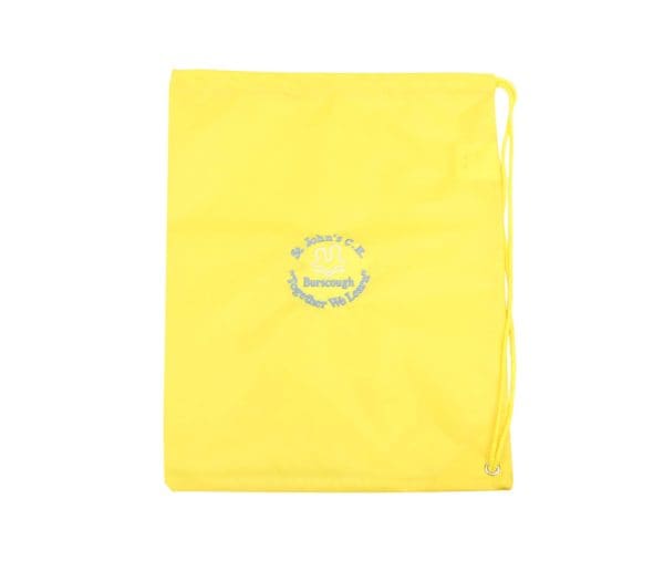 St John's C.E. Burscough Yellow PE Bag
