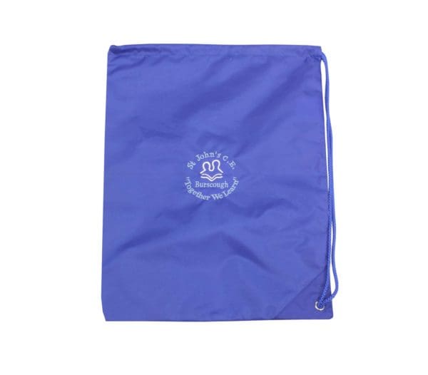 St John's C.E. Burscough Blue PE Bag