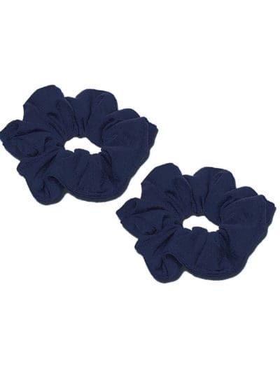Navy Scrunchies