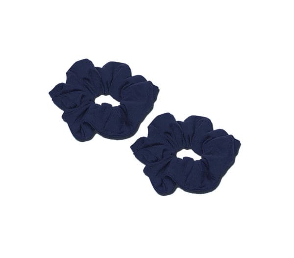 Navy Scrunchies
