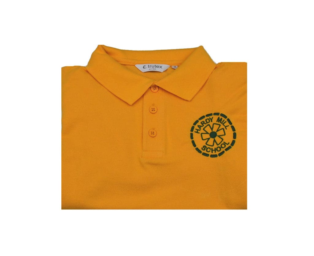 Hardy Mill Primary Yellow Polo - Whittakers School Wear