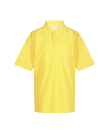 Plain Yellow PE Polo Shirt