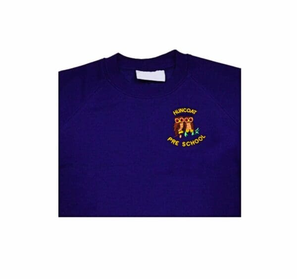Huncoat Early Years Purple Sweatshirt