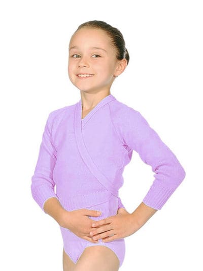 Crossover Cardigan Lilac
