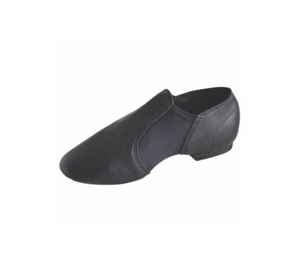 Neoprene Black Slip On Jazz Shoes