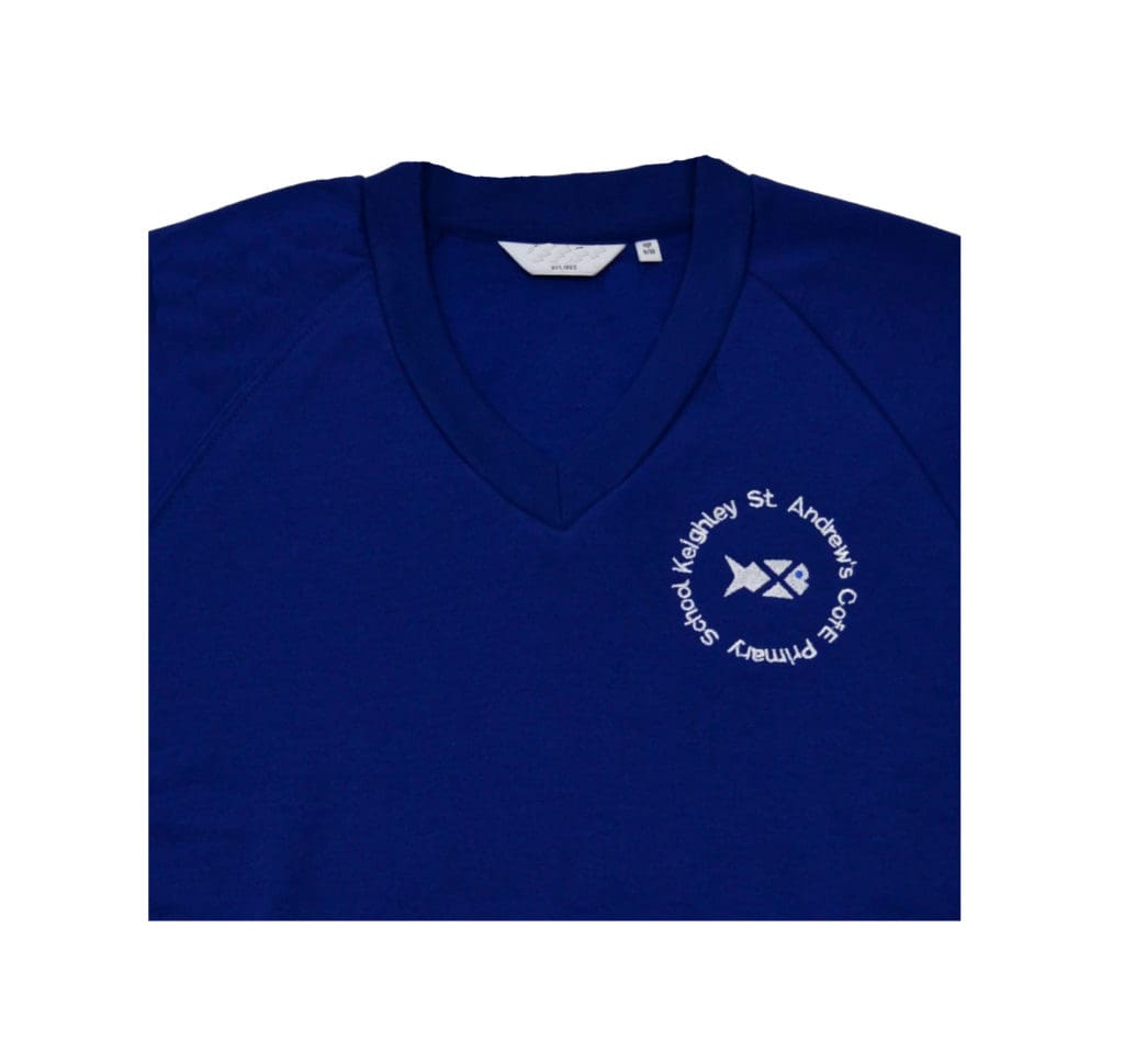 St Andrew's Primary V-Neck Sweatshirt - Whittakers School Wear