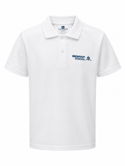 Beckfoot School White Polo Shirt