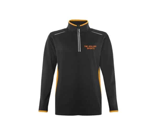 The Hollins Badged PE 1/4 Zip Top