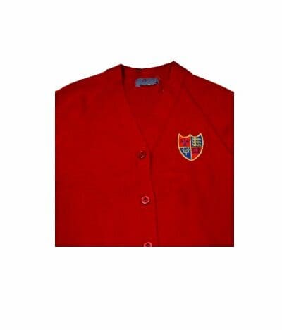 Hipperholme Grammar Junior Girls Scarlet Cardigan
