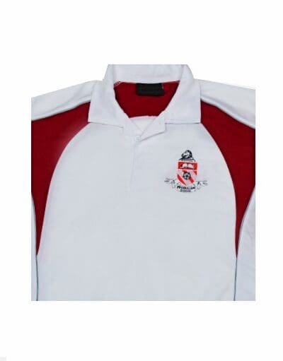 Froebelian White PE Polo Shirt
