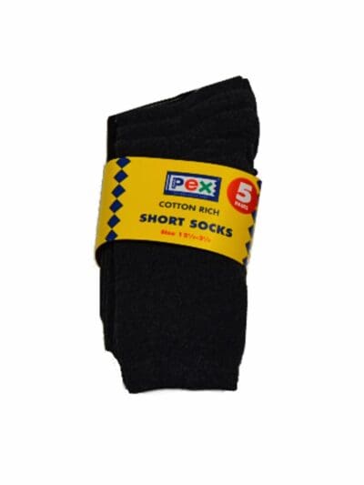 5 Pack Cotton Short Socks