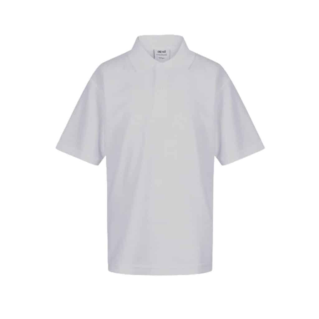 Plain White Polo - Whittakers School Wear