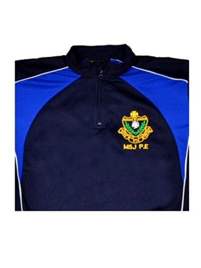 Mount St Joseph Navy/Royal PE Zip Top
