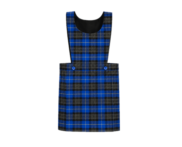 Royal/Gold Tartan Pinafore
