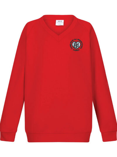 Sacred Heart V-Neck Sweatshirt