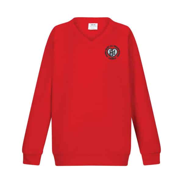 Sacred Heart V-Neck Sweatshirt