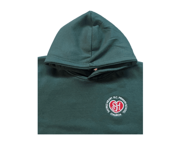 Sacred Heart Badged Bottle Hoodie