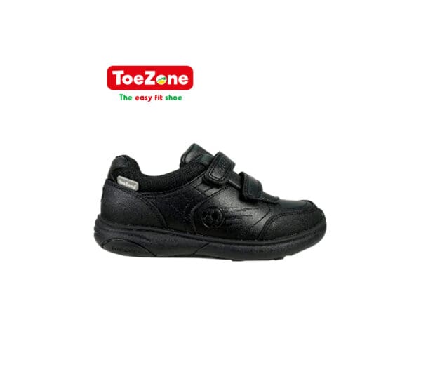 ACE Black Football Boys' School Shoes