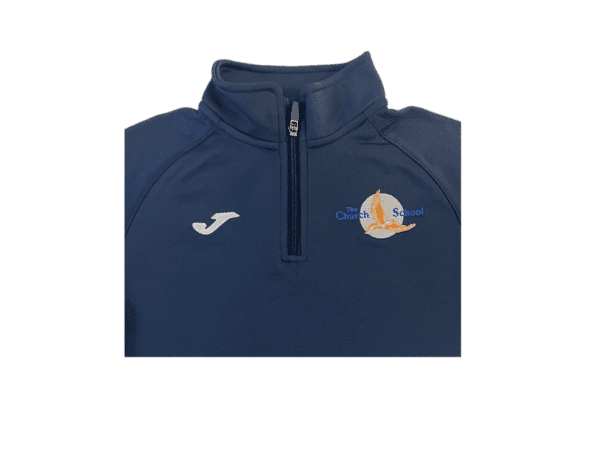 Baildon Navy PE 1/4 Zip Top