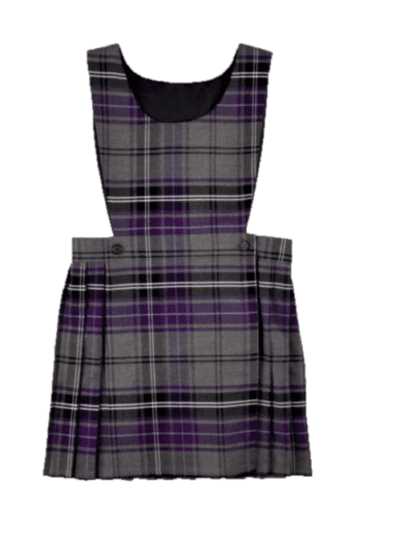 OLIVE KS1 TARTAN PINAFORE
