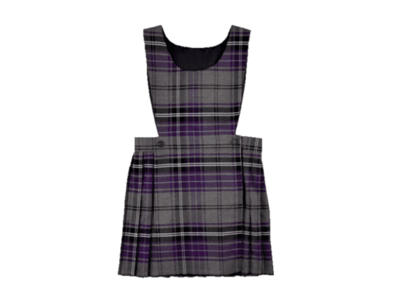 OLIVE KS1 TARTAN PINAFORE