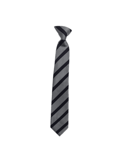 STAR TIE SILVER/PURPLE CLIP ON
