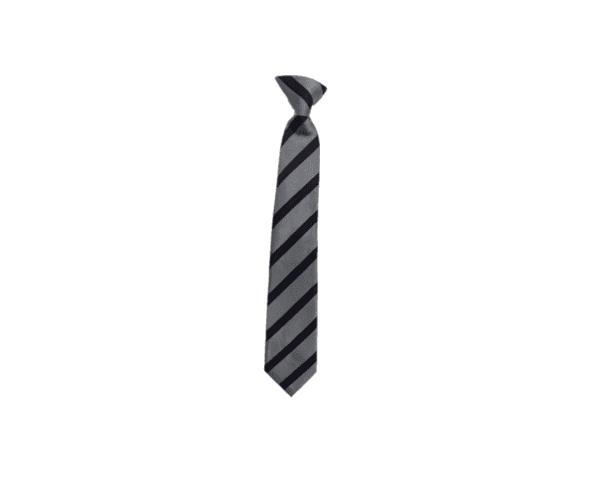 STAR TIE SILVER/PURPLE CLIP ON