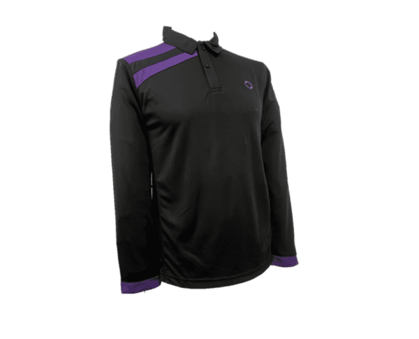 STAR DARK PURPLE LONG SLEEVE PE POLO
