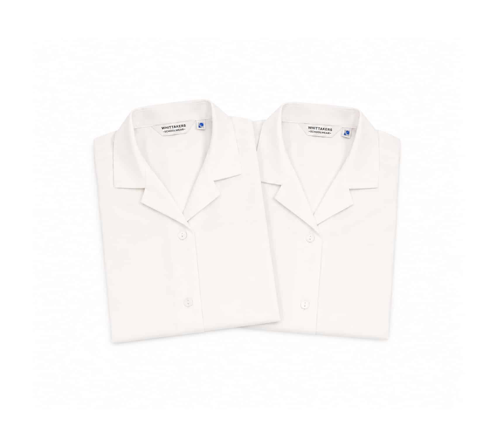 Twin Pack Scarisbrick Hall Summer Rever Collar Blouse