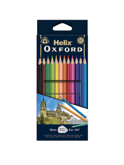 Helix Oxford Colouring Pencil x12