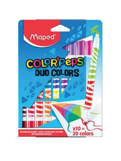 Mapped Color'Peps Duo Felt Pens x10